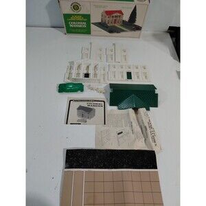 Bachmann 1963 O Gauge Model Railroad Scenery Colonial Mansion Kit w/Box